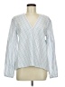 Remade Blue Long Sleeve Blouse Size M - photo 1