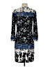 BCBGMAXAZRIA Graphic Blue Casual Dress Size XS - photo 2