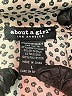 About A Girl 100% Polyester Polka Dots Silver Tan Long Sleeve Blouse Size L - photo 7