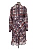 Cremieux 100% Polyester Plaid Blue Casual Dress Size 8 - photo 2