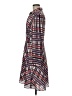 Cremieux 100% Polyester Plaid Blue Casual Dress Size 8 - photo 5