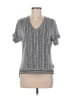 Freeloader Gray Black Short Sleeve Top Size M (estimated) - photo 1