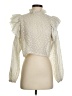 Zara Ivory Long Sleeve Blouse Size S - photo 1