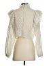 Zara Ivory Long Sleeve Blouse Size S - photo 2