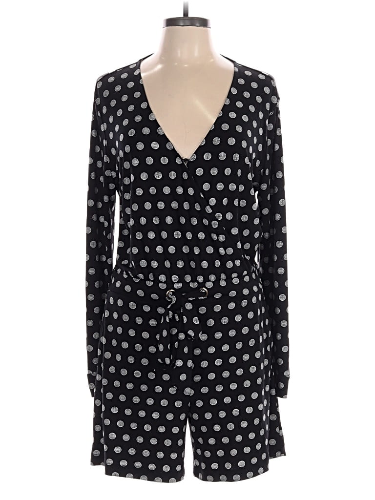 Pre-owned Grace Elements Romper In Black
