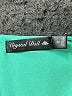 Crystal Doll 100% Polyester Solid Teal Cocktail Dress Size 9 - photo 7