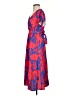 Unbranded Print Blue Red Casual Dress Size S - photo 5