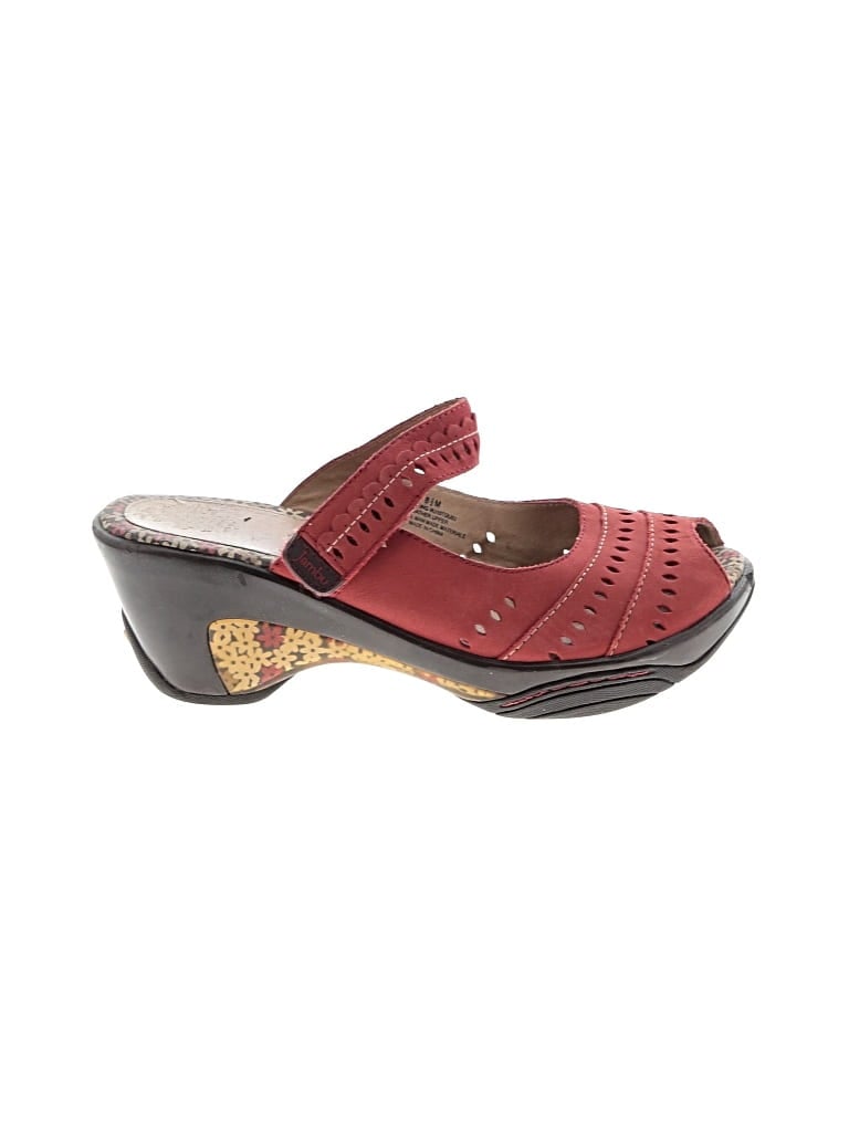 Pre-owned Jambu Mule/clog In Red
