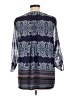 Pale Sky 100% Polyester Blue 3/4 Sleeve Blouse Size L - photo 2