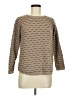 Karen Scott 100% Cotton Stripes Tan Pullover Sweater Size M (petite) - photo 1