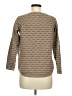 Karen Scott 100% Cotton Stripes Tan Pullover Sweater Size M (petite) - photo 2
