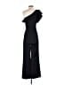 Shein 100% Polyester Solid Black Jumpsuit Size 2 - photo 2