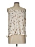 Assorted Brands 100% Polyester Ivory Sleeveless Blouse Size L - photo 1