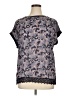 Attention Paisley Blue Short Sleeve Blouse Size XL - photo 1