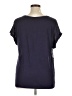 Attention Paisley Blue Short Sleeve Blouse Size XL - photo 2