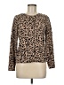 Love Scarlett Animal Print Tan Pullover Sweater Size M - photo 1