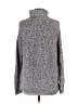Old Navy Tweed Gray Turtleneck Sweater Size L - photo 2