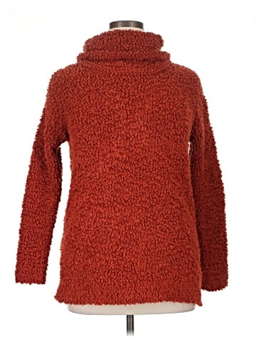 Pink Rose Turtleneck Sweater (view 1)