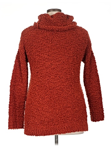 Pink Rose Turtleneck Sweater (view 2)