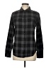 Stormtech Plaid Black Long Sleeve Button-Down Shirt Size M - photo 1