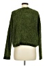 Mi ami 100% Polyester Tweed Green Pullover Sweater Size M - photo 2