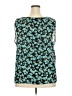 Notations 100% Polyester Teal Sleeveless Blouse Size 3X - photo 2