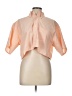 Assorted Brands 100% Cotton Color Block Orange Short Sleeve Blouse Size L - photo 1