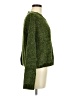 Mi ami 100% Polyester Tweed Green Pullover Sweater Size M - photo 4