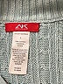 AK Anne Klein 100% Cotton Teal Pullover Sweater Size L - photo 7