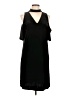 Worthington Solid Black Cocktail Dress Size L - photo 1