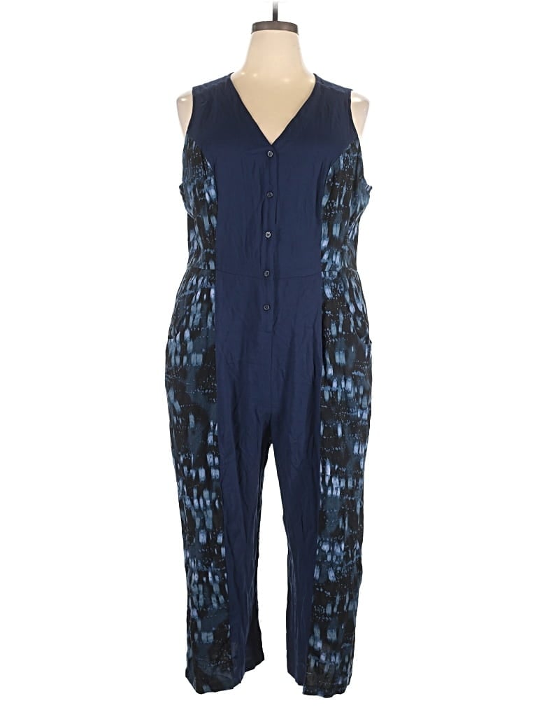 Pre-owned Melissa Mccarthy Seven7 Jumpsuit In Blue
