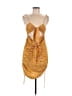 Sabo 100% Polyester Yellow Casual Dress Size L - photo 1