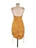 Sabo 100% Polyester Yellow Casual Dress Size L - photo 2