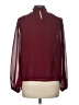 Aqua 100% Polyester Burgundy 3/4 Sleeve Blouse Size M - photo 2