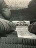 Adidas 100% Polyester Black Track Pants Size 4 - photo 3