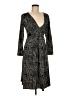 Lapis Animal Print Black Cocktail Dress Size M - photo 1