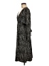 Lapis Animal Print Black Cocktail Dress Size M - photo 5