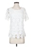 Belldini White Short Sleeve Top Size S - photo 1