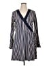 Love, Fire Stripes Blue Casual Dress Size 1X - photo 1