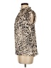 Grade & Gather Animal Print Tan Sleeveless Blouse Size S - photo 5