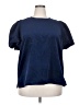 Crown & Ivy Blue Short Sleeve Top Size XXL - photo 1
