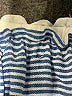 Lemlem Chevron-herringbone Blue Romper Size S (estimated) - photo 4