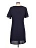 Unbranded 100% Polyester Solid Blue Casual Dress Size M - photo 2