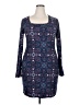 Mudd Paisley Blue Casual Dress Size XXL - photo 1