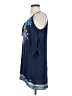 Trina Turk 100% Rayon Blue Sleeveless Blouse Size S - photo 5