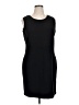Mario Serrani Solid Black Cocktail Dress Size XL - photo 1