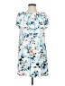 Sanctuary 100% Rayon Floral Blue Casual Dress Size S - photo 1