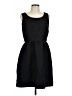 MSK 100% Polyester Chevron-herringbone Black Casual Dress Size 10 - photo 1