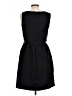 MSK 100% Polyester Chevron-herringbone Black Casual Dress Size 10 - photo 2