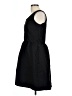 MSK 100% Polyester Chevron-herringbone Black Casual Dress Size 10 - photo 5